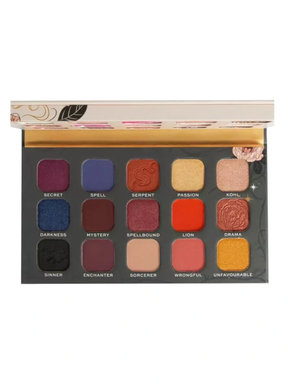 Revolution The School For Good & Evil. Novelty. Spell book eyeshadow palette.